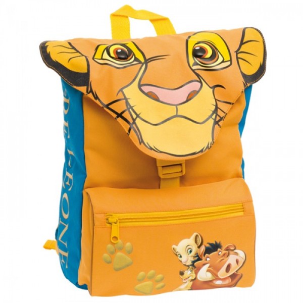 Рюкзак 3D Lion King (Король Лев) желтый 31 см